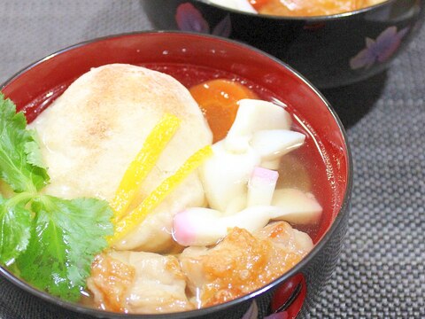 マ・ローニエプロ☆こんがり鶏肉と焼き餅のお雑煮